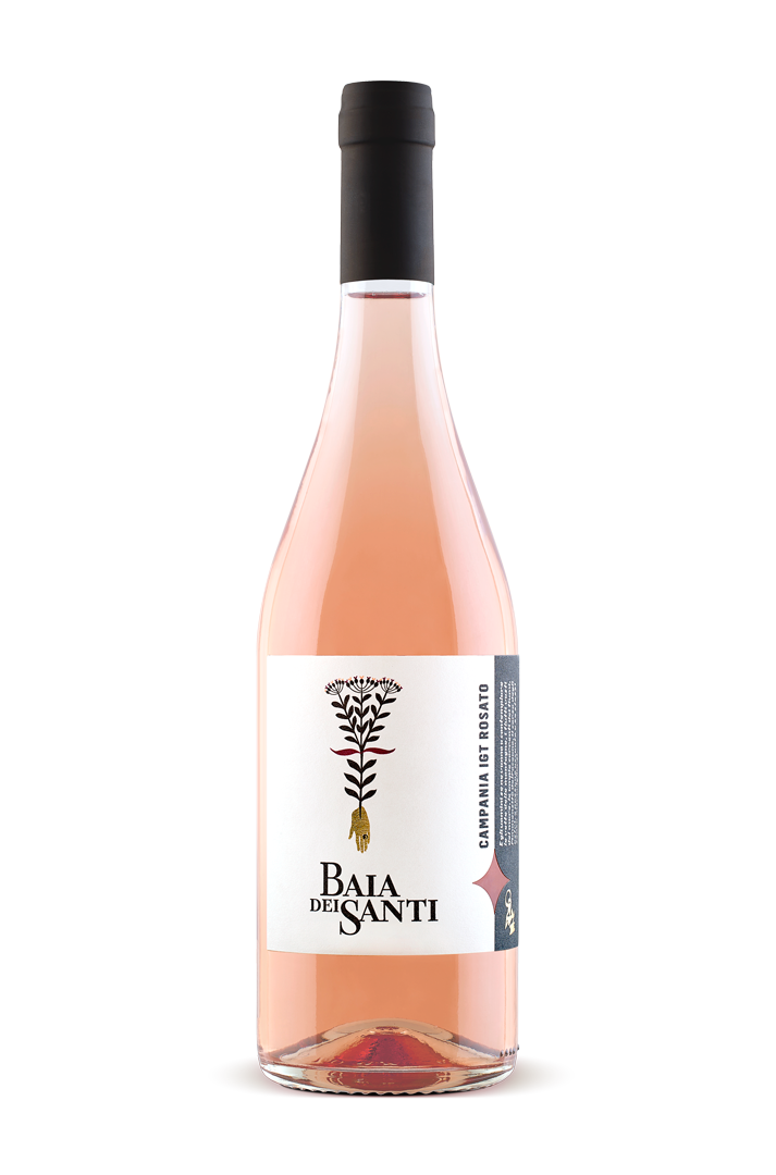Bottiglia del vino Campania IGT Rosato di Baia DeiSanti